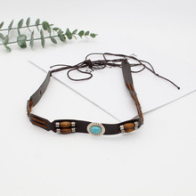 现货男女士帽子皮带穿绳帽子装饰带DIY出行个性帽子帽带KK-33-02