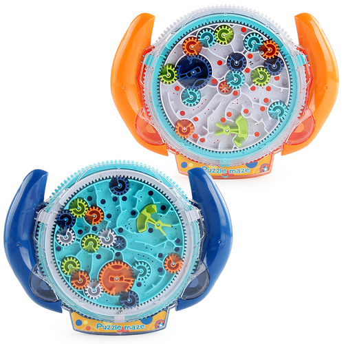 Children's Educational STEM Toys Gear Maze Ball 3D Stereo Maze Plate 24 Levels Brain Teaser Maze Fun Toy