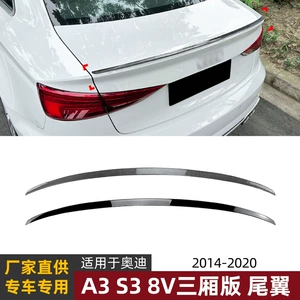 Audi A3 S3 8V Sedan 2014-20 Arxa Dam Spoiler Avtomobil Stikeri