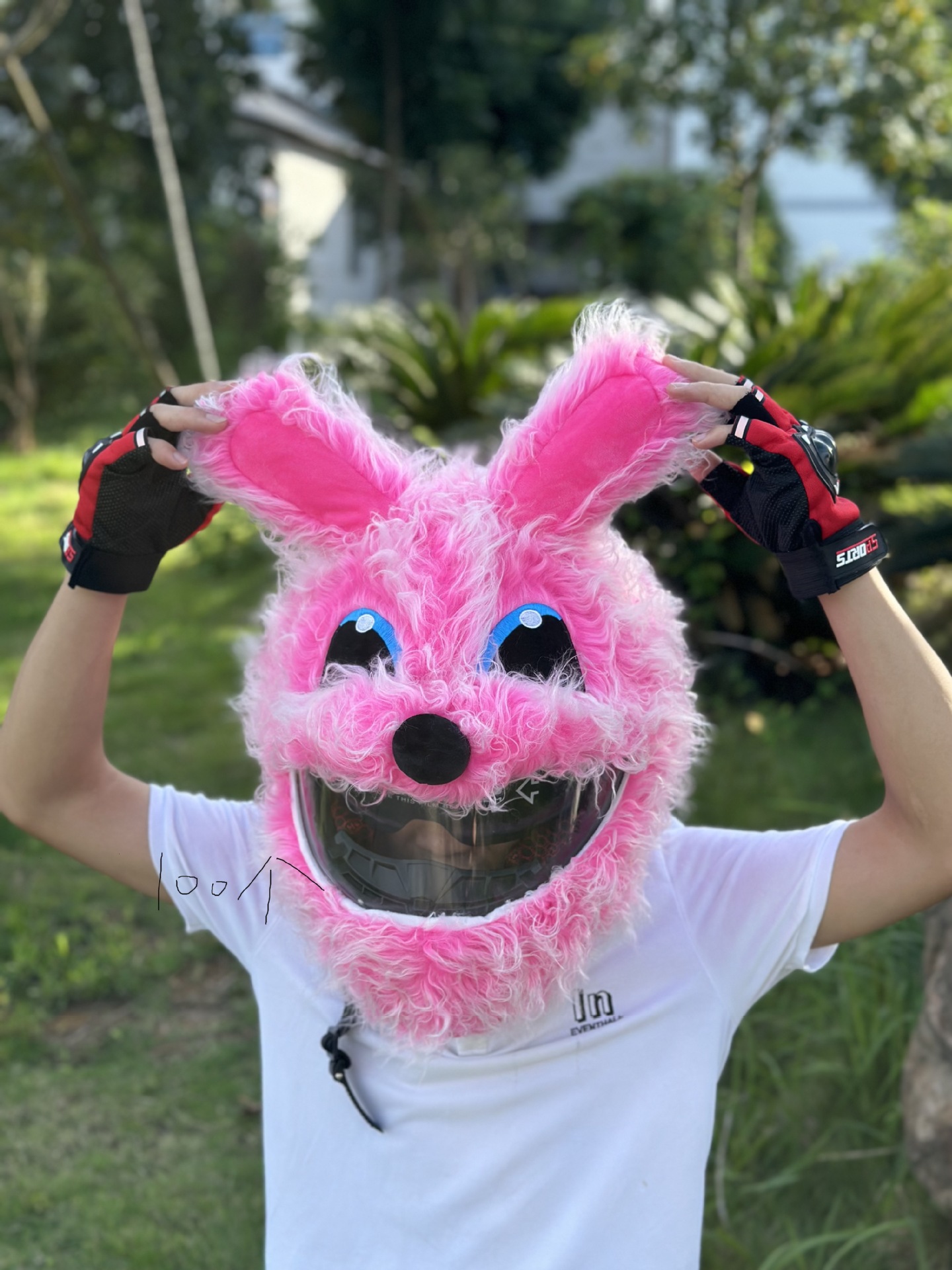 Cubierta de casco de motocicleta Cubierta de casco de felpa puntual Cubierta de casco completo Cubierta de casco de motocicleta Tacón de viento Moda de moda