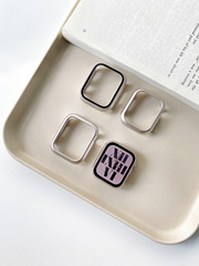 Starlight Color Protective Case for Apple Watch Series 8 65 SE 41S9, Half Case Full Case PC Cover