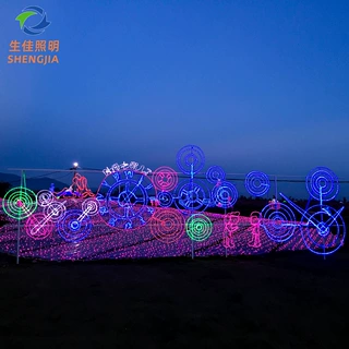 梦幻灯光节led造型灯图案平面灯景观灯美陈亮化装饰灯花园灯