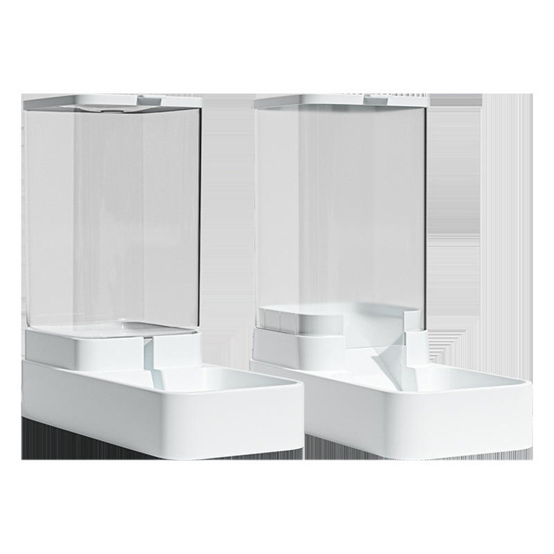 Alimentador automático para mascotas gato dispositivo para beber perro tazón mediano perro cuenca de alimentación de agua combinación grano Cubo de almacenamiento