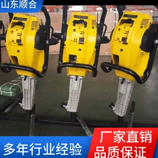 顺合定制钢轨道床手持捣固机眼镜蛇TT捣固镐铁路道渣振捣器