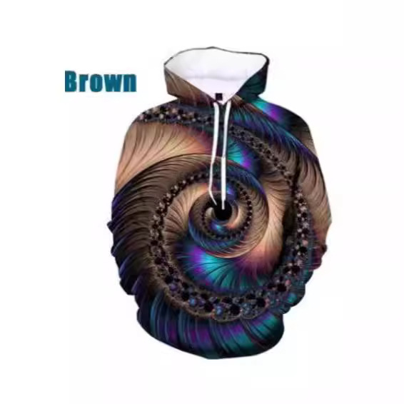 Hypnotic headscarf for men and women Kashmir 3D printed sweater…