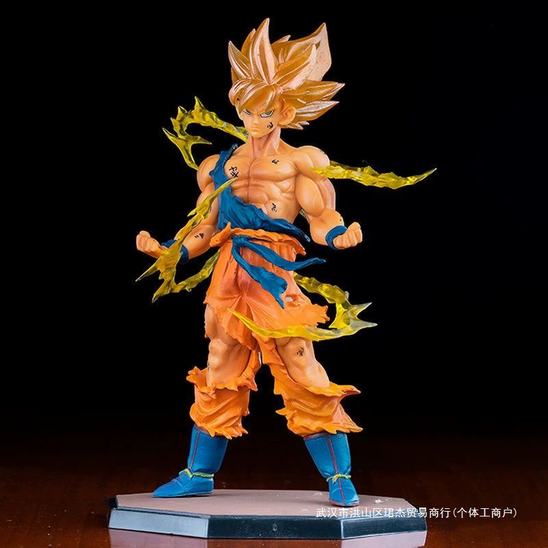 Фигура Dragon Ball Саян Битва повреждённый Сунь Ву Конь Кит Гогета Аниме периферийная модель украшение подарок