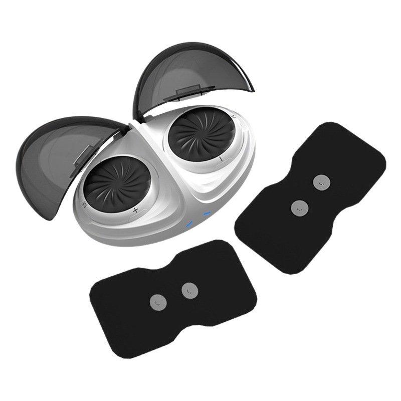 Nuevo masajeador de pulso para hombros y cuello, masajeador eléctrico para cuello, parche de masaje para la columna cervical, parche de masaje portátil mini EMS