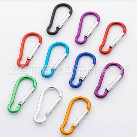 Gourd Type No. 5 Hanging Buckle Luggage Buckle Spring Hook Climbing Water Bottle Buckle LED Light Buckle Aluminum Alloy Carabiner