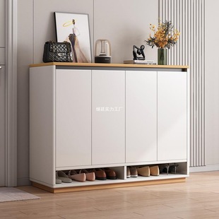 Nordic Shoe Cabinet for Home Entrance, Large Capacity Entryway Storage, Economical New Model, Simple Style Shoe Rack