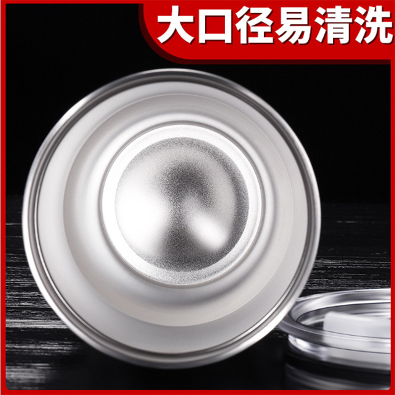 304 de acero inoxidable de pulverización de plástico taza de coche portátil taza de vacío de cerveza creativa taza de helado logotipo imprimible