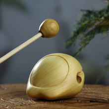 黄杨木雕木鱼随身携带中式手把件木质打击乐器雕刻减压法器小摆件