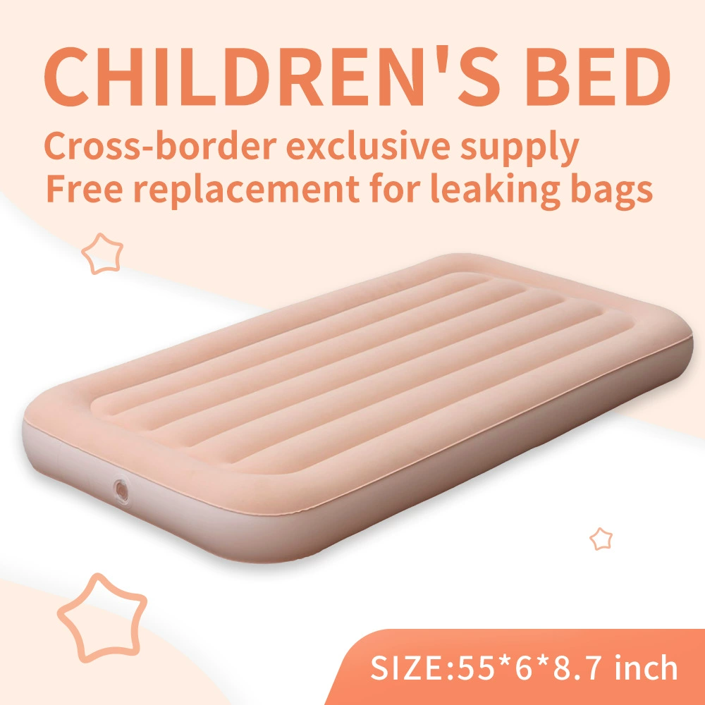 Надувной матрас для детей, портативный и удобный, для малышей, односпальный.