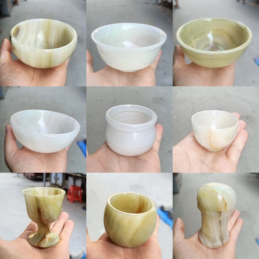 Organic tea cup, wineglass, 5cm, 10cm