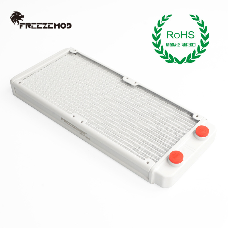 FREEZEMOD工业激光医疗美容铝散热器SR-LPZJ240密集翅片白色铝排