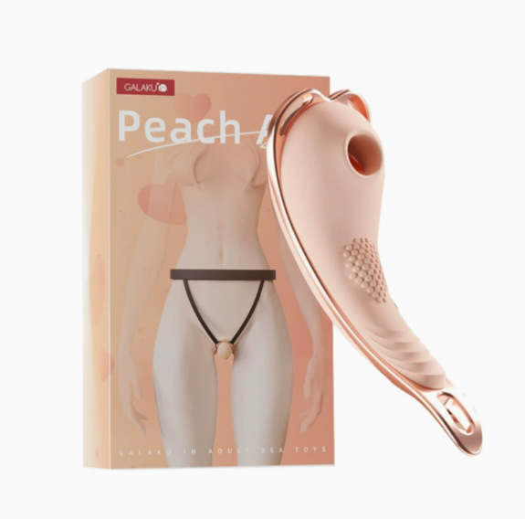 GALAKU Peach Heart Wearable Peach Succión de aire + Vibración (AI) Beige 6975488695533