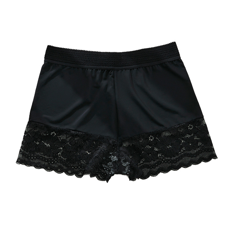 Nuevos pantalones de encaje de hielo para mujeres, encaje sexy, ropa interior de cintura alta transpirable, comercio exterior transfronterizo