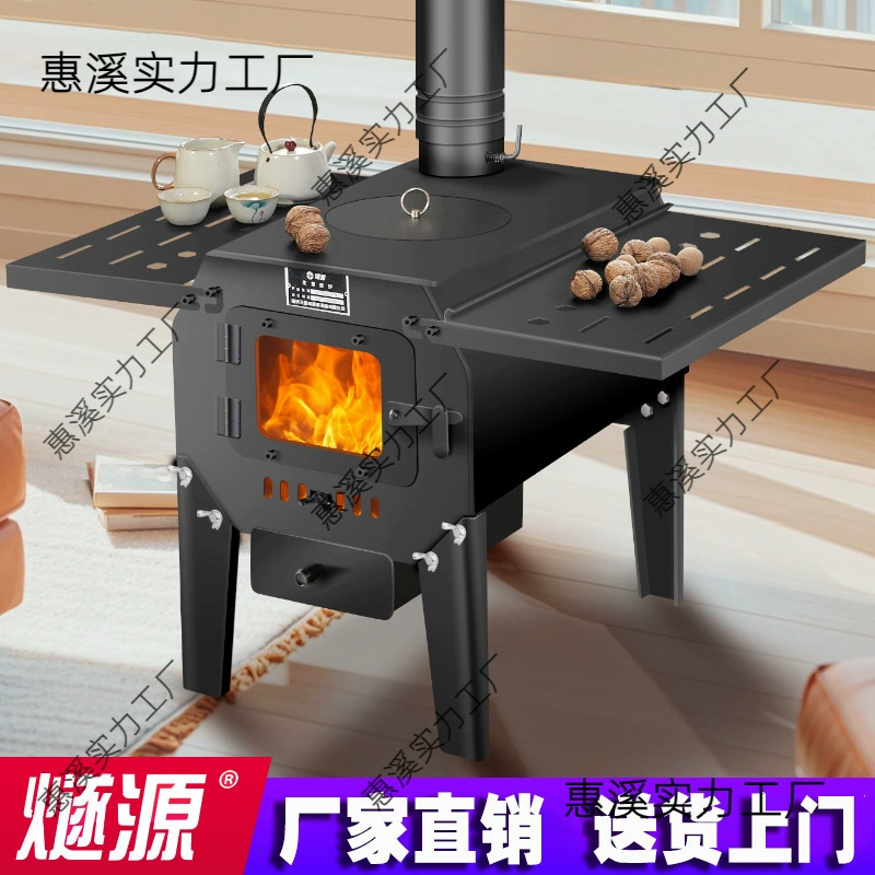 Зимой дровяной печи для обогрева печи для домашнего использования