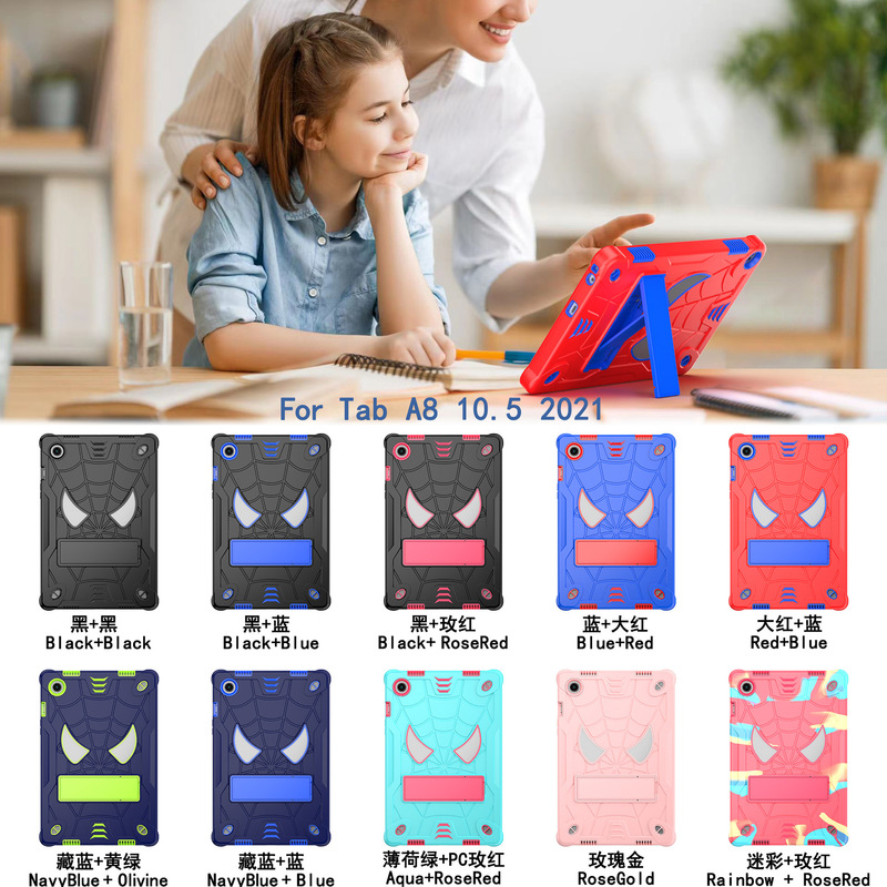 For Samsung Galaxy Tab A8 2021 SM-X205/X200 Three Proof Spiderman Case