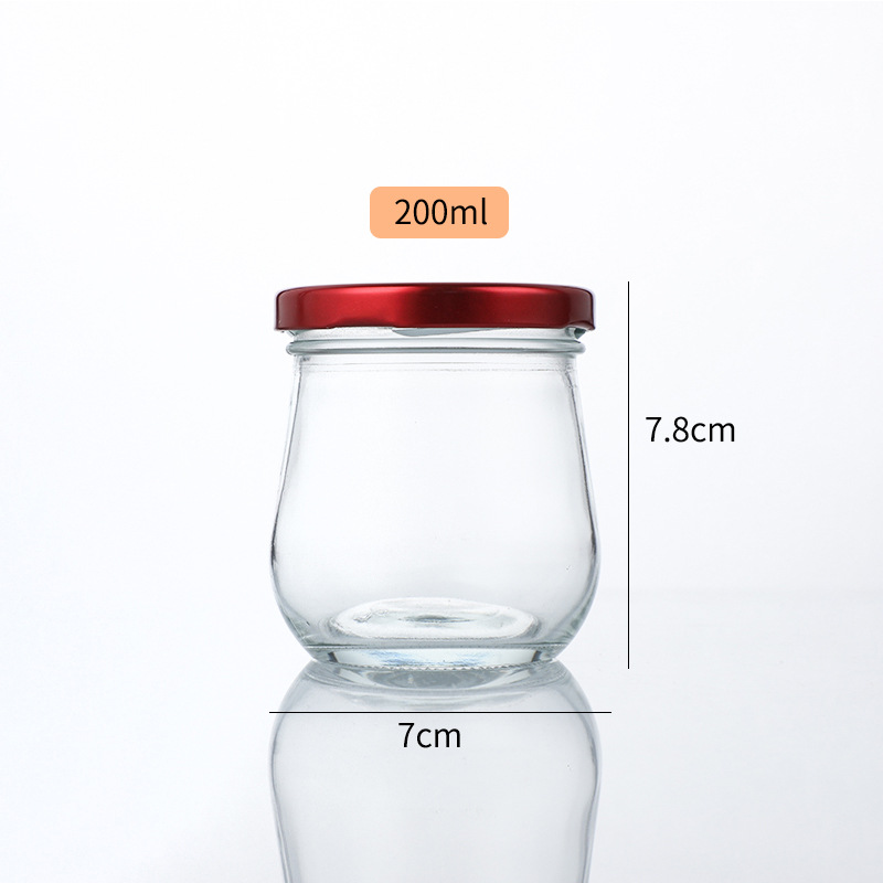 Botella de pingüino de 200 ml; transparente