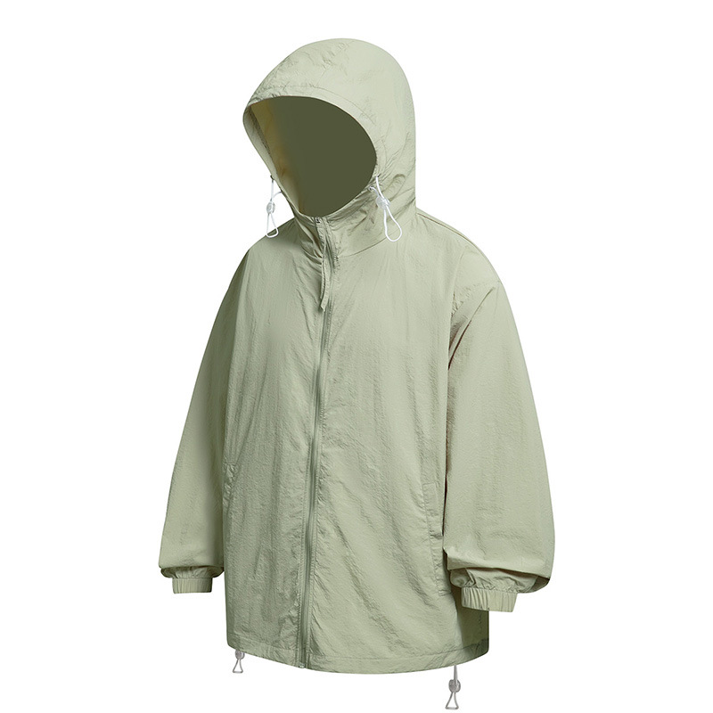 Verano fino al aire libre frío anti-ultravioleta UPF50 ropa de protección solar de pesca suelta ropa de protección solar chaqueta de hombre personalizada image 9