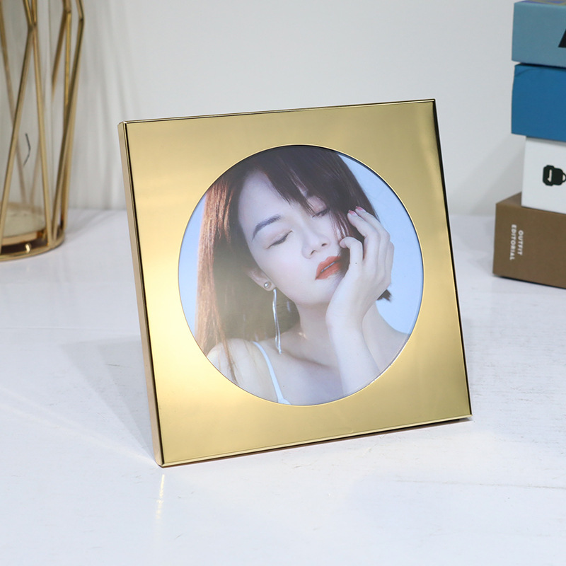 Metal Photo Frame Mini Casual 1.0inch Photos Couple Souvenirs Gifts Graduation Desktop Ornaments Special Wholesale