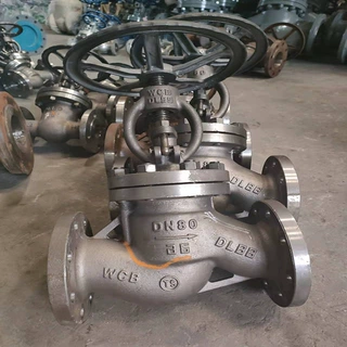 CF8不锈钢小口径法兰截止阀重型氢气管道用阀门J41W-10P-DN25
