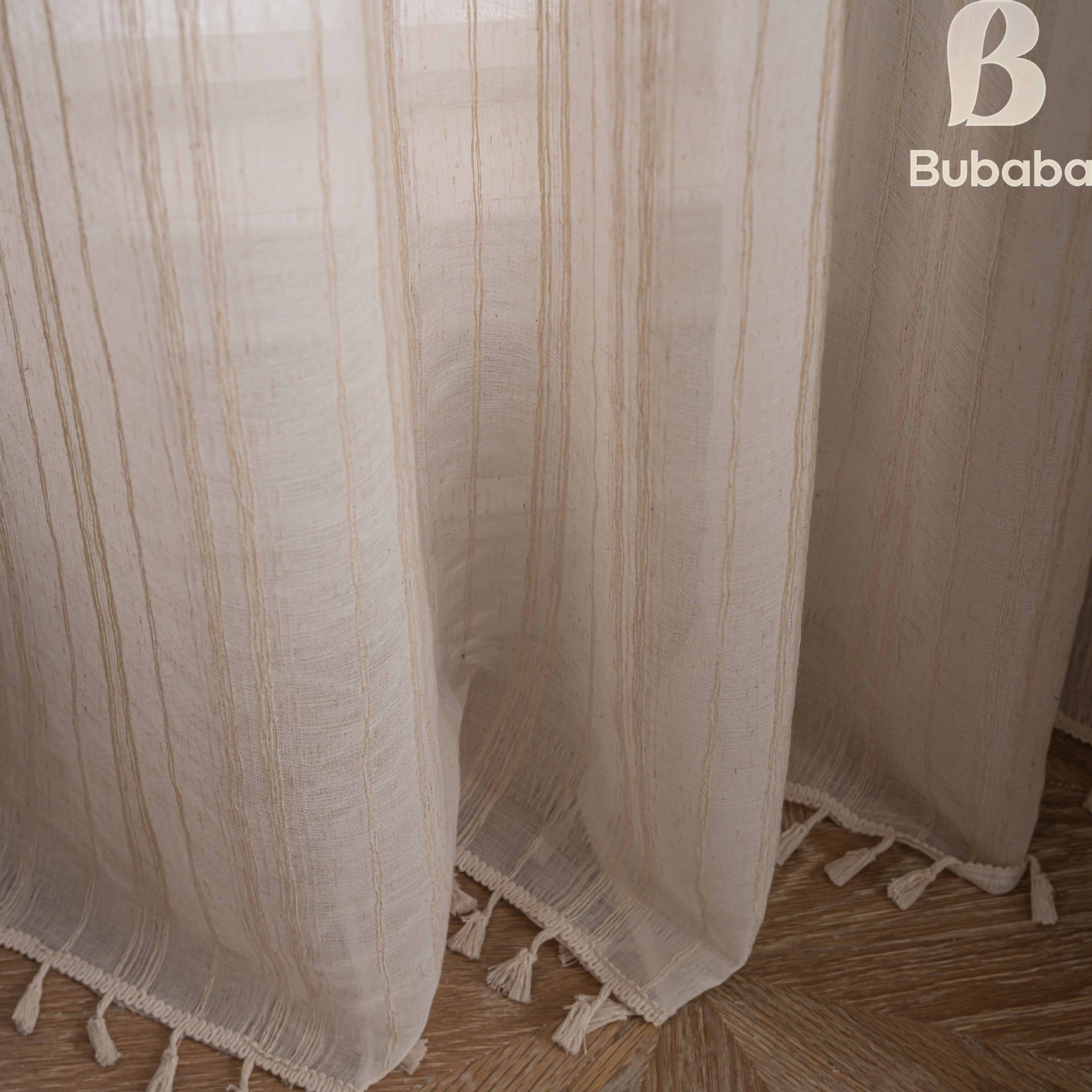 Cortinas translúcidas de tecido de bambu flying cat para casa_voghion.com