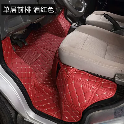 Universal Foot Pad – Suitable for Changan Cross King X5 - fully-surrounded-single-layer-wine-red-cross-king-x3-front-row