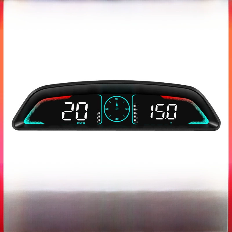 Поднять автомобильный дисплей HUD, автомобильный проекционный прибор скорости, воды, температуры, расхода топлива, OBD многофункциональный