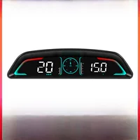 Поднять автомобильный дисплей HUD, автомобильный проекционный прибор скорости, воды, температуры, расхода топлива, OBD многофункциональный