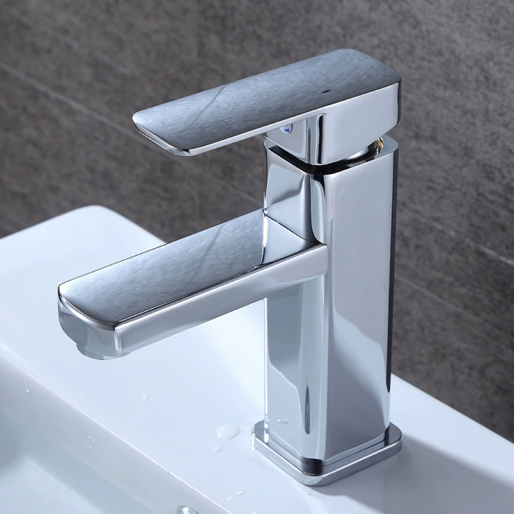 Цинка сплава бассейна кран умывальник бассейна Площади одно отверстие горячей и холодной кран производителей оптом