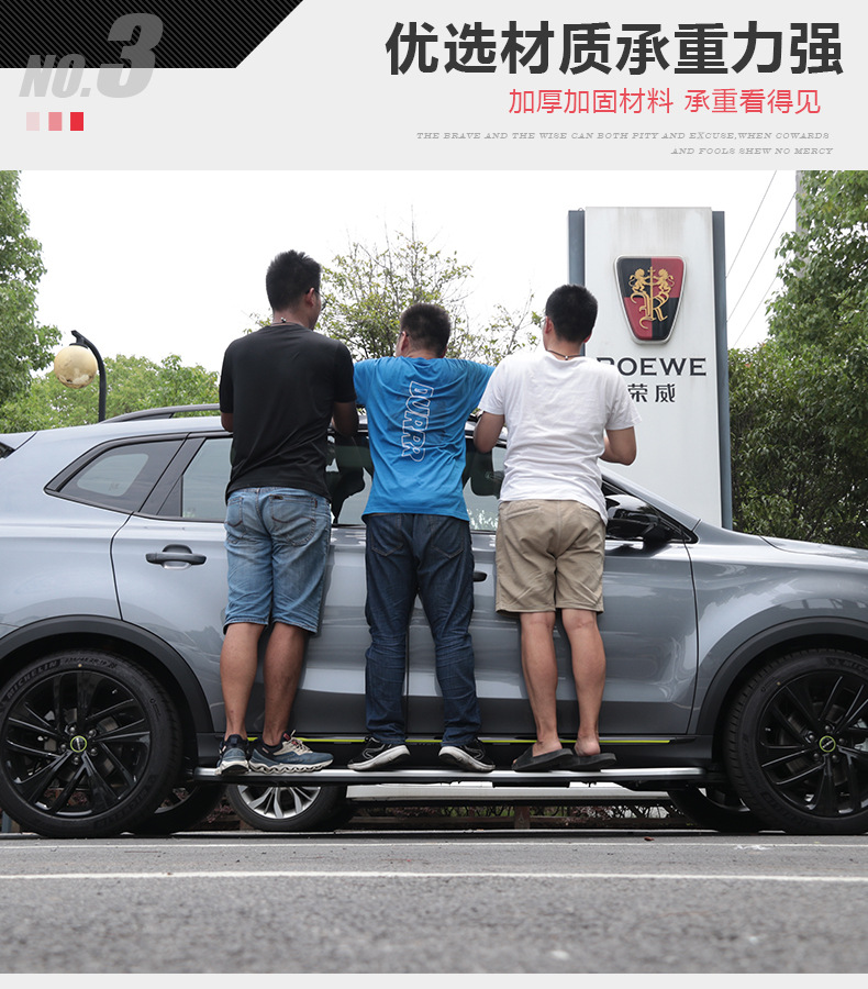 New Rongwei RX5Plus pedal RX5MAX side pedal three generations RX5 dedicated welcome pedal original modification