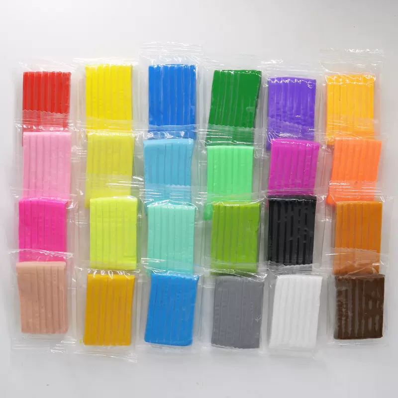 工厂批发20克环保彩陶泥幼儿彩泥儿童DIY玩具橡皮泥胶泥雕塑软陶