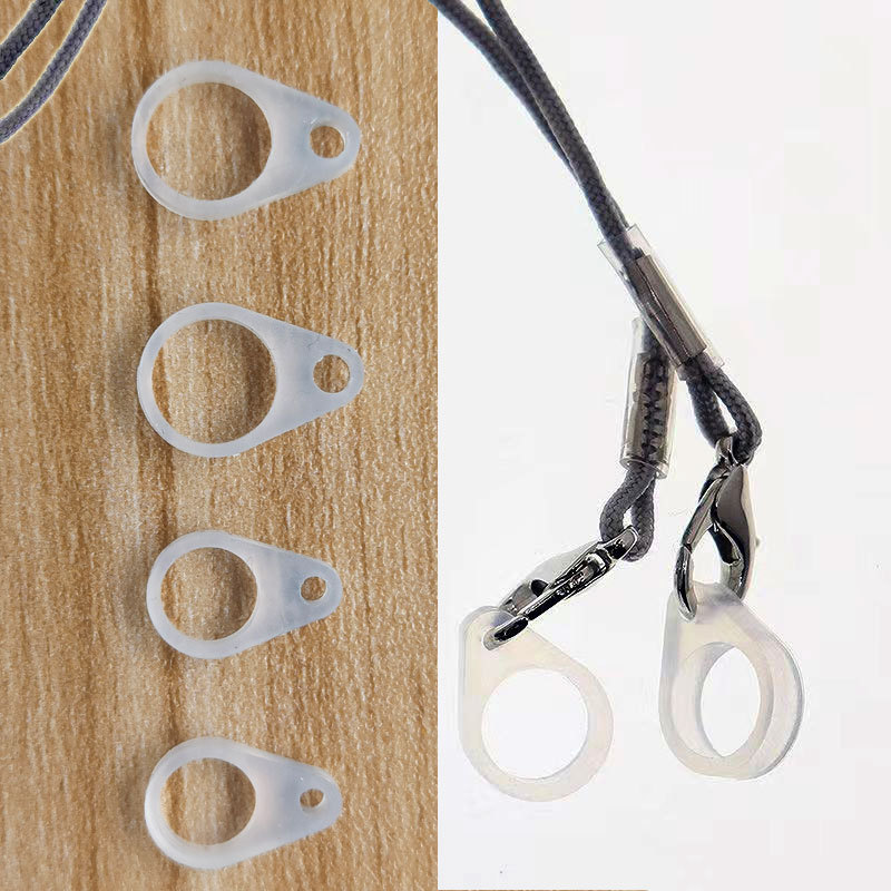 Oreja hacia atrás audífono cuerda anti-perdida anillo de silicona caso de silicona niños ancianos oído espalda máquina cordón anti-caída cubierta protectora