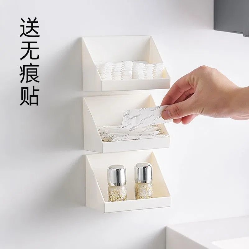 ミラーキャビネット収納ボックス浴室壁化粧品口紅収納ラック浴室壁掛け斜め口整理収納卸売|undefined
