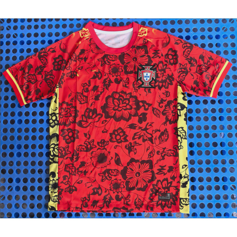 252 ホットサッカーユニフォーム サッカーユニフォーム トレーニングウェア スペシャルエディション 記念版 プレゲームジャージ 半袖 クローバー|undefined