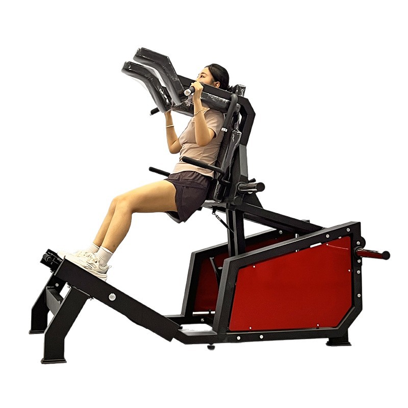 gimnasio fuerza entrenador de cuclillas hacke entrenador de entrenamiento de caderas y piernas de estudio de formación privada para mujeres