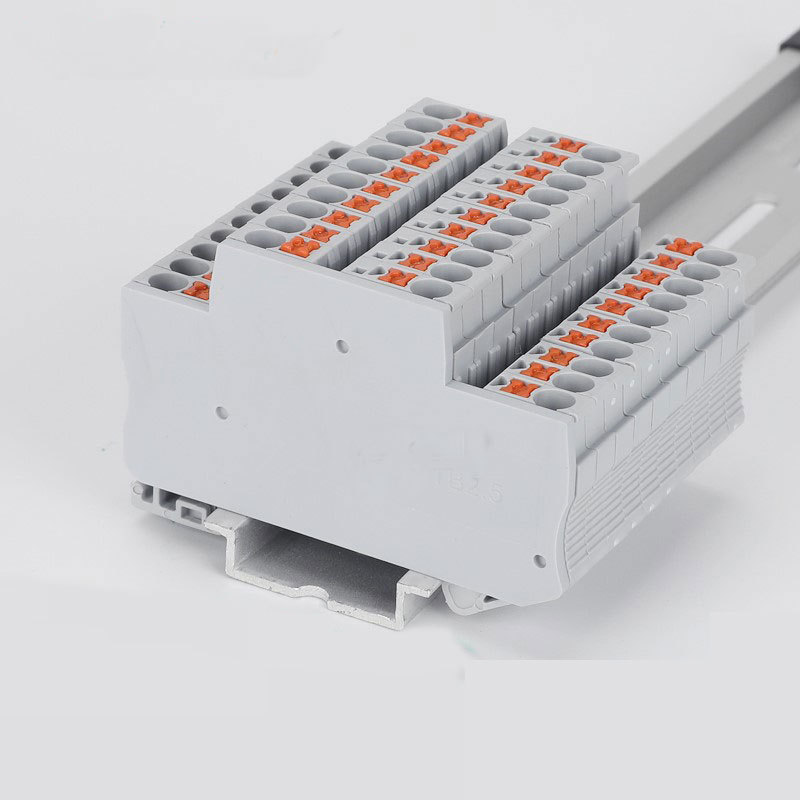 D-PTTB2.5端板 挡片挡板 侧板 隔板PTTB2.5双层端子PT2.5系列