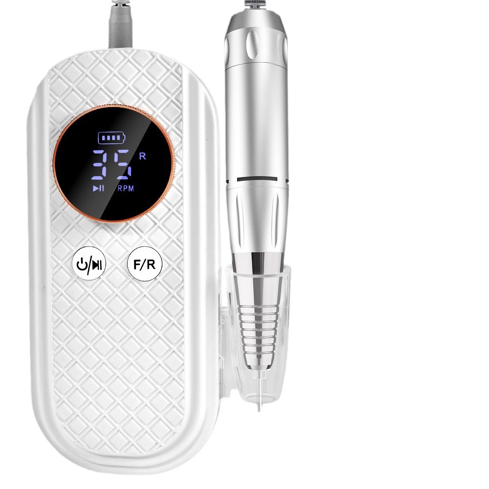 Pulitador de uñas transfronterizas pulitador de uñas de almacenamiento portátil pulitador de uñas eléctrico de eliminación de uñas pulitador de uñas profesional