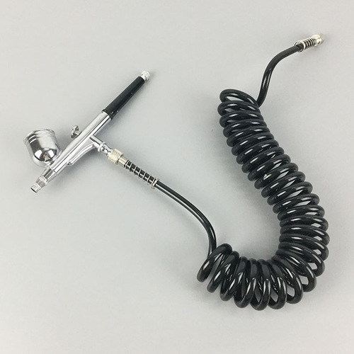 Direct supply spray gun air hose spring snake type spiral bend tube water oxygen instrument spray gun oxygen injection instrument soft tube connection tube 3 meters