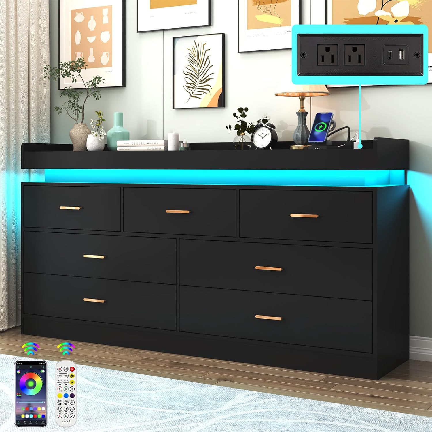 Armario de madera estadounidense dormitorio cajón de cama sala de estar contra la pared armario de almacenamiento francés 679 armario de almacenamiento