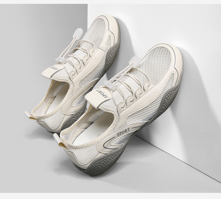 Giày sneaker nữ da thật lưới thoáng khí mùa hè 2025 nhẹ êm chống trượt — DH 58365m Xám (Mẫu rỗng), DH 58219 màu trắng (mẫu rỗng), DH 58618m Xám (Mẫu rỗng), DH 58278 màu xám (lớp lót đơn) chi tiết 2