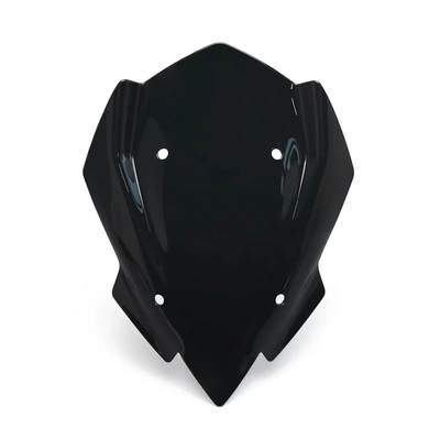 Kawasaki Z900 2025 Model Front Windshield Glass Acrylic Motorcycle Modification Parts Cross-Border Hot Sale (Motorcycle front windshield) - 2025-kawasaki-z900-z900-se-front-windshield-black