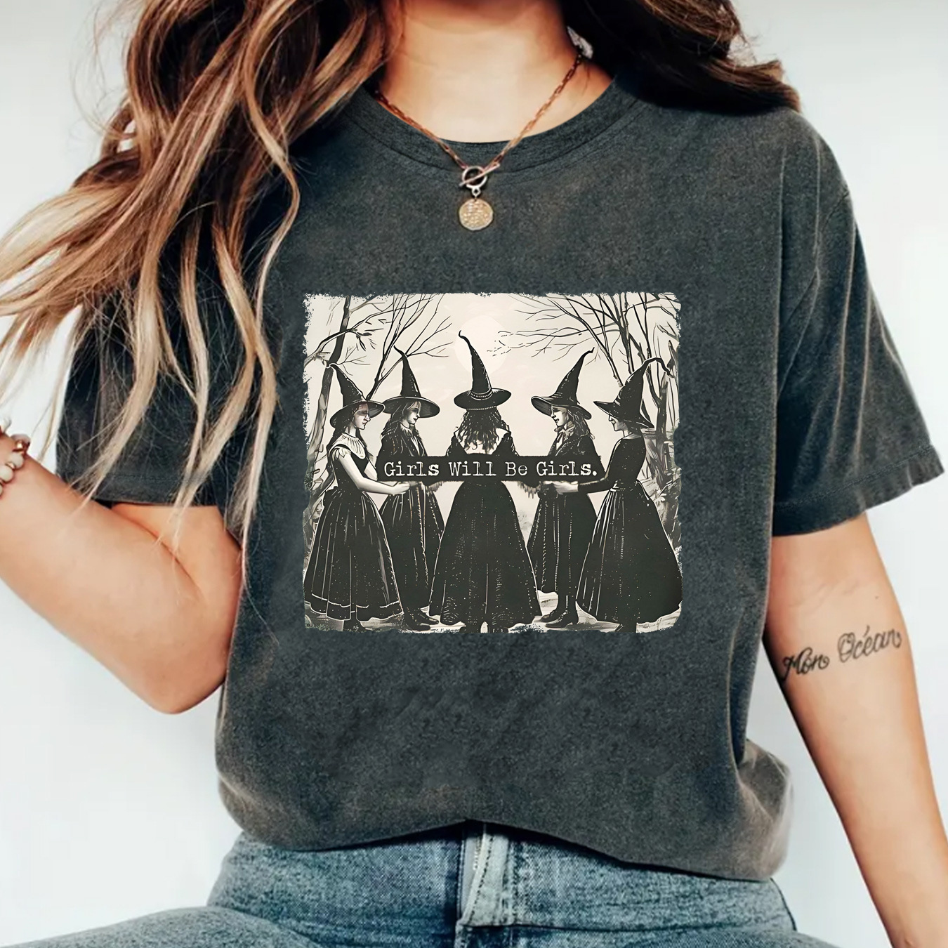 Amazon Europe and the United States summer women's girls are girls pattern round neck short sleeve casual fashion foreign trade explosions T-shirt