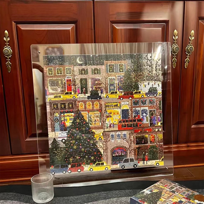 Acrylic Puzzle Frame Poster Mounting Frame 75×50×70 Puzzle Frame 1000 Pieces Dedicated Source Factory Direct Delivery