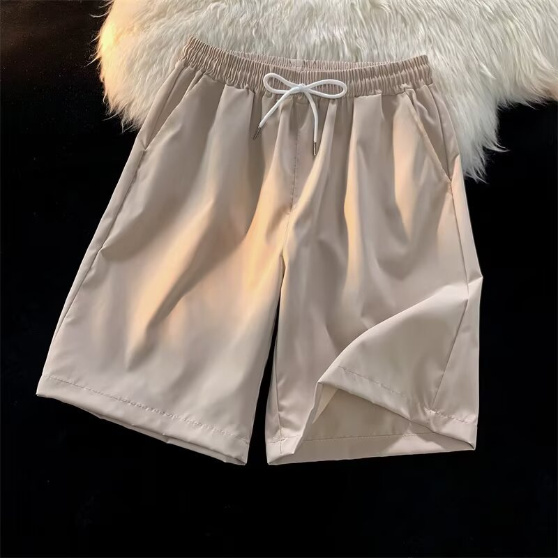 Personalizado al por mayor caramelo de viento neutro multicolor 25 colores primavera y verano nuevos pantalones cortos casuales de cinco puntos sueltos y cómodos