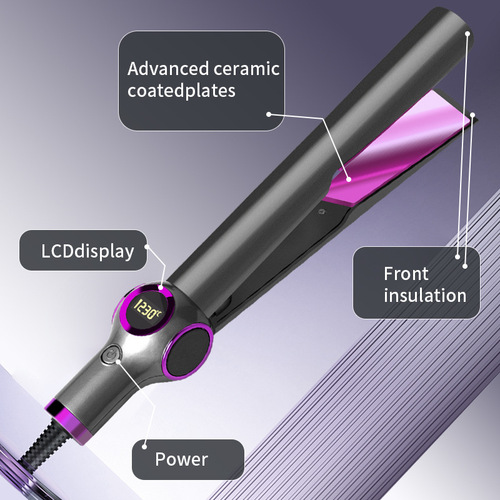 Cross-border best-selling digital display curling straightener, large curling artifact, automatic curling iron, dual-purpose curling iron manufacturer wholesale