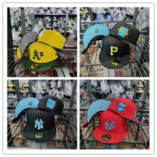 Foreign Trade New Fashion 2024 Flat-Brim Unisex Baseball Cap Fully Enclosed Youth Street Dance Cap Aa
