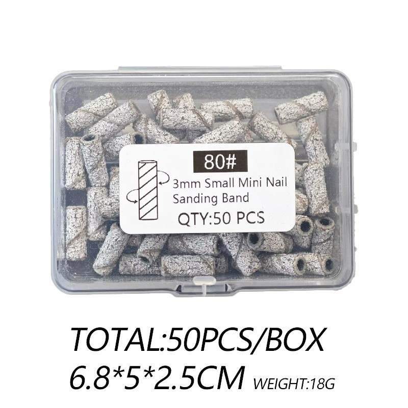 Mini anillo de arena pulido de uñas, eje de acero inoxidable de alta calidad, herramienta especial para tienda de uñas, anillo de arena resistente al desgaste de alta resistencia