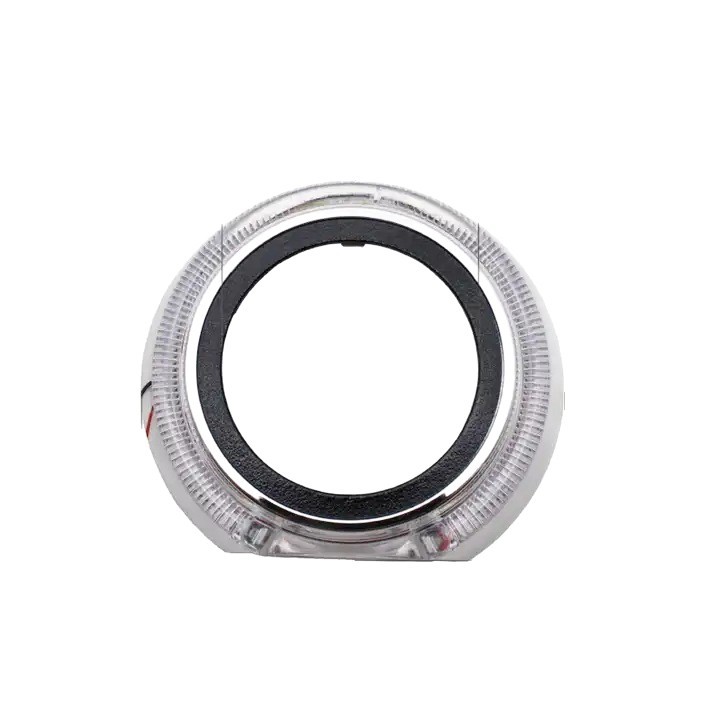 Modificación de la lente 3.0-inch Tiguan guía de luz cubierta decorativa integrada LED Ángel ojo apertura Hood